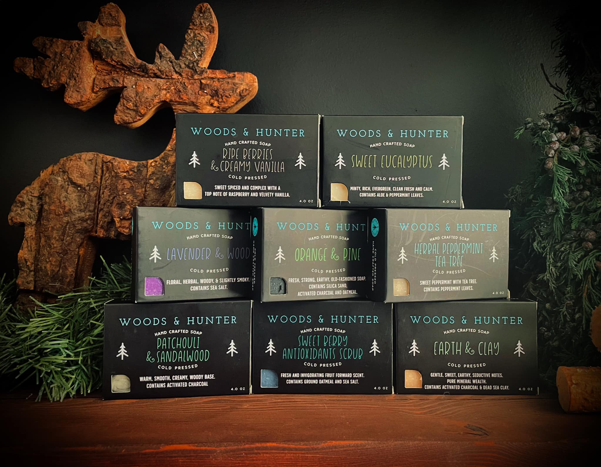 All 8 Bars Of Woods And Hunter  Soap